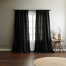 RONNIES STORES Black Curtain